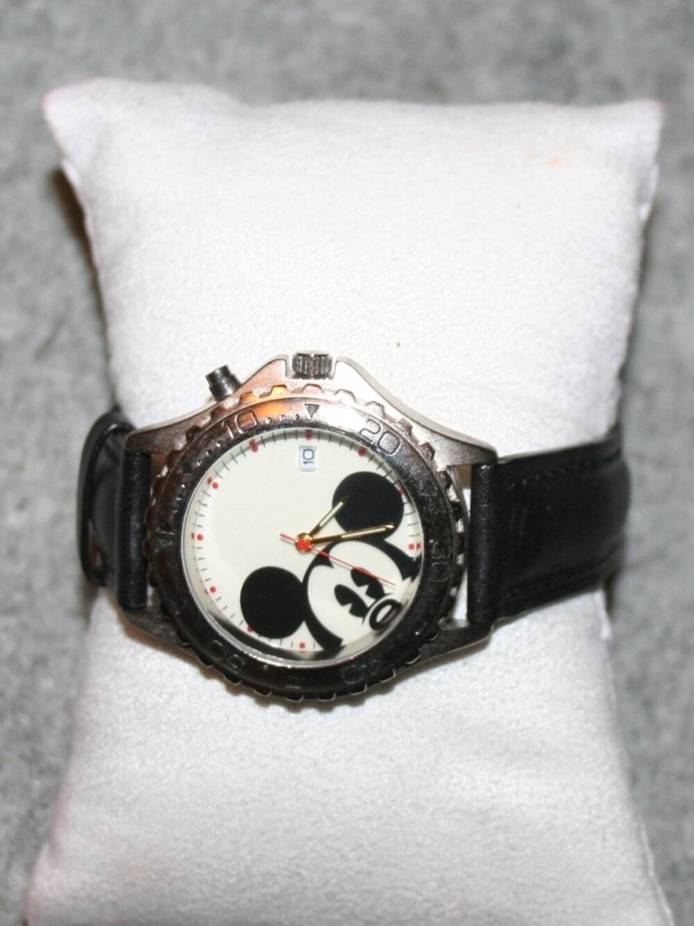 Mickey Mouse Disney Channel Limited Edition Watch w Black Leather Band
